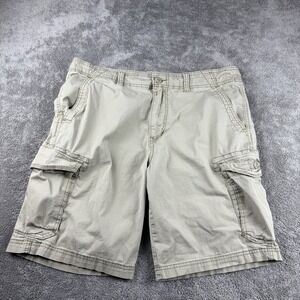 Unionbay Cargo Shorts Mens‎ 36 Beige Pockets Mid Rise